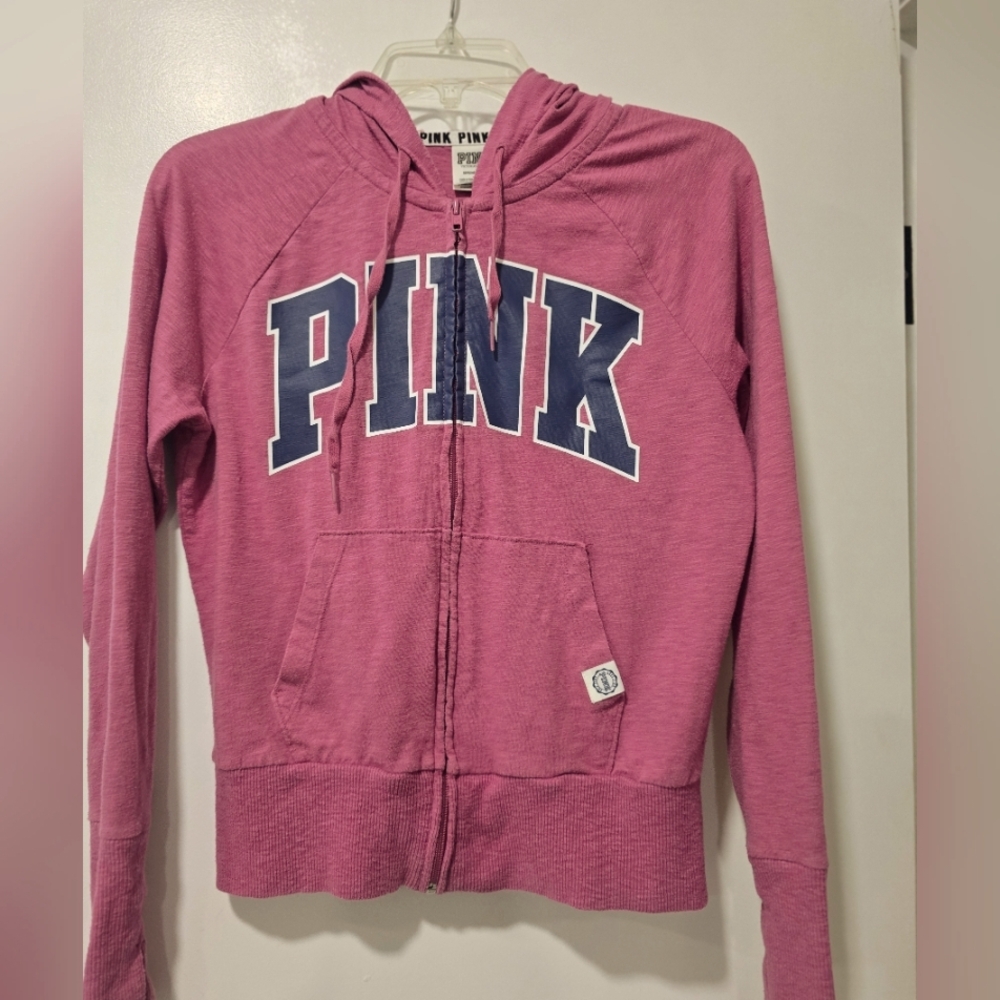 PINK Victoria's Secret Size Small Zip Up Hoodie